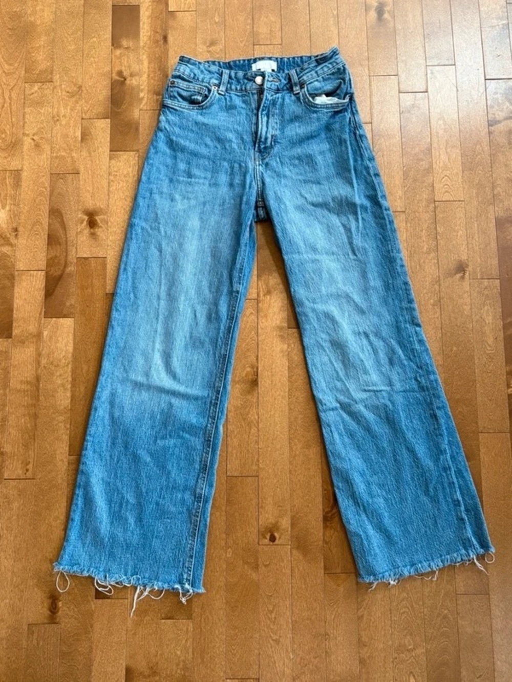 H&M Women's Wide Leg Denim Jeans